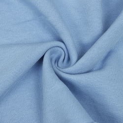 Ткань Футер 3-х нитка, Петля, цвет Светло-Голубой (на отрез)  в Муроме