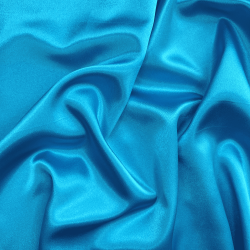 *Ткань Атлас-сатин, цвет Голубой (на отрез)  в Муроме