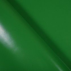 Тентовый материал ПВХ 450 гр/м2, Зелёный (Ширина 160см), на отрез  в Муроме, 450 г/м2, 799 руб