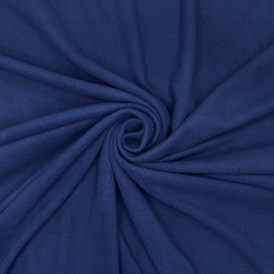 Флис Односторонний 130 гр/м2, цвет Темно-синий (на отрез)  в Муроме