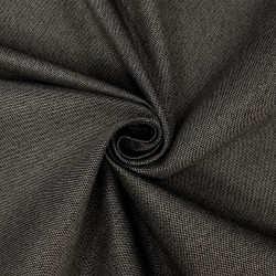 Ткань Рогожка (мебельная), цвет Тёмно-Серый (на отрез)  в Муроме