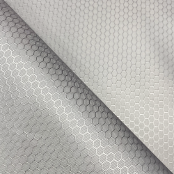 Ткань Оксфорд 300D PU Рип-Стоп СОТЫ, цвет Светло-Серый (на отрез)  в Муроме