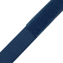 Контактная лента 25мм  Синий (велькро-липучка, на отрез)  в Муроме