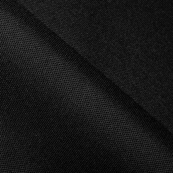 Прорезиненная ткань Оксфорд 600D ПВХ, Черный  в Муроме, 340 г/м2, 359 руб