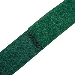 Контактная лента 40мм (38мм)  Зелёный (велькро-липучка, на отрез)  в Муроме