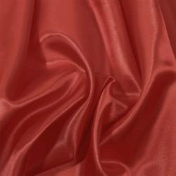 Ткань Атлас-сатин, цвет Красный (на отрез)  в Муроме