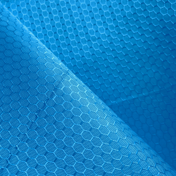 Ткань Оксфорд 300D PU Рип-Стоп СОТЫ, цвет Голубой (на отрез)  в Муроме