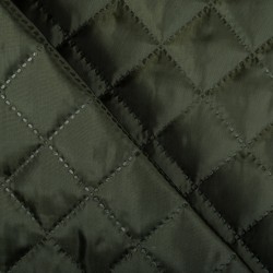 Стеганая подкладочная ткань с синтепоном (100гр/м2), цвет Хаки (на отрез)  в Муроме
