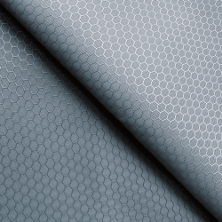 Ткань Оксфорд 300D PU Рип-Стоп СОТЫ, цвет Серый (на отрез)  в Муроме