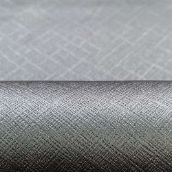 Ткань Блэкаут для штор светозатемняющая 100% &quot;Орнамент Серый&quot; (на отрез)  в Муроме